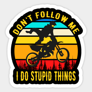 Motocross funny Motorcycle Dirt Bike Sticker